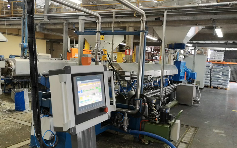 1500kg/h TPE TPR Production Line in Brazil