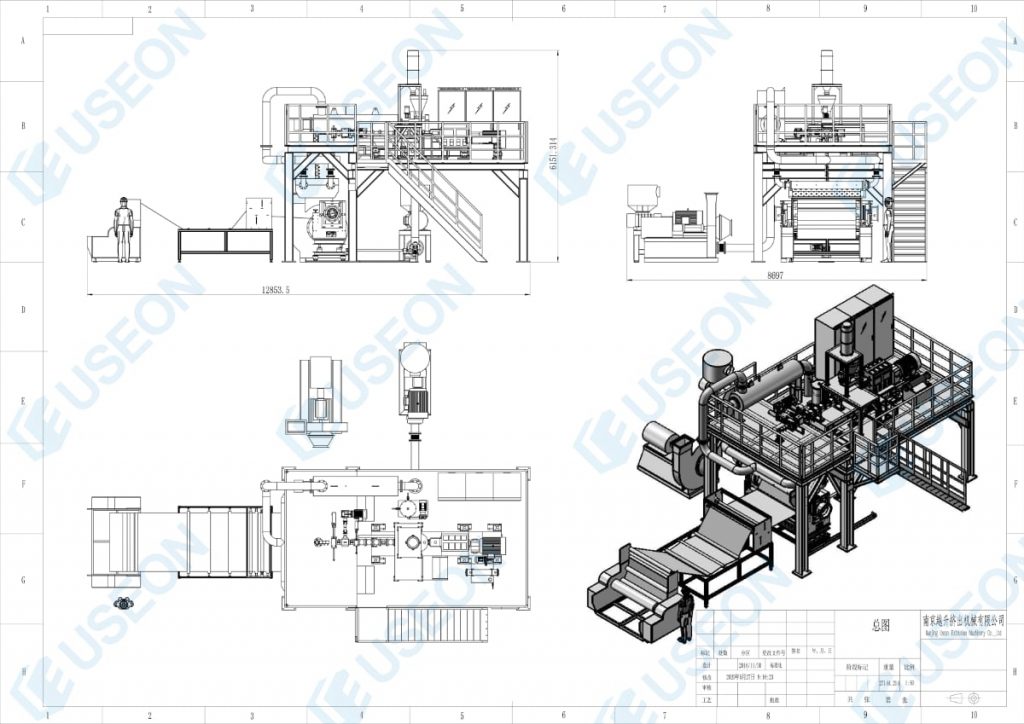 Layout of Meltblown Line